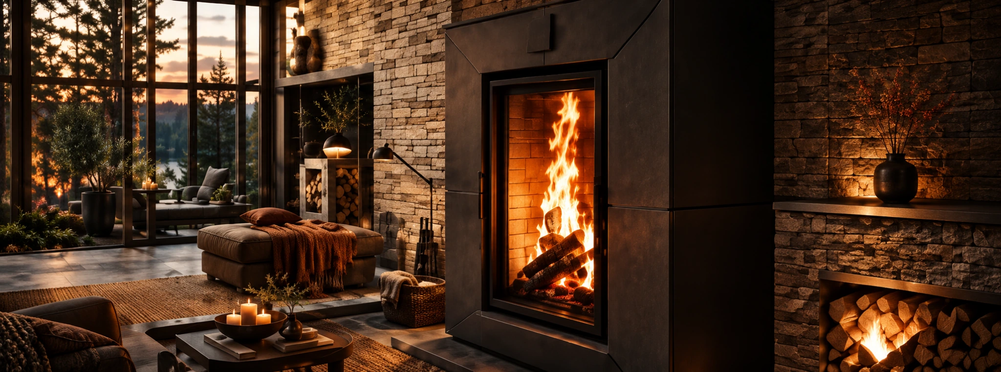 Residential fireplace