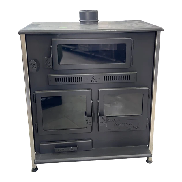 Dual-Fuel Wood & Diesel Fireplace Stove DS013
