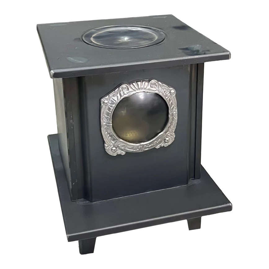 Steel Square Gas Stove with Automatic Ignition GS003