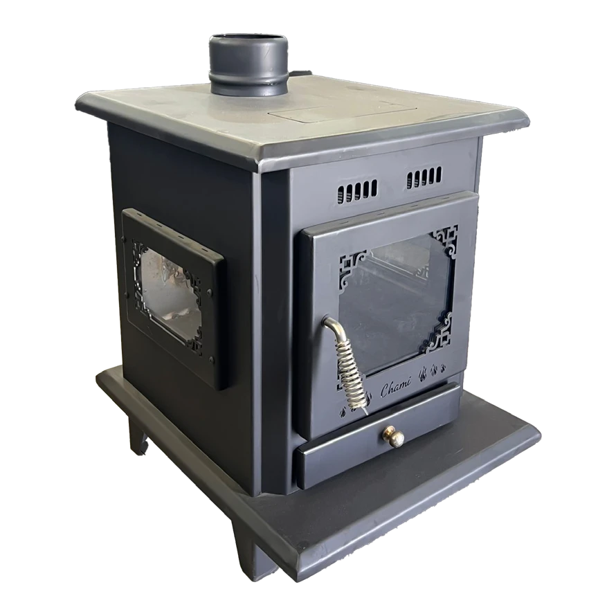 Jordanian 3-Sided Wood Stove with Fan WS020
