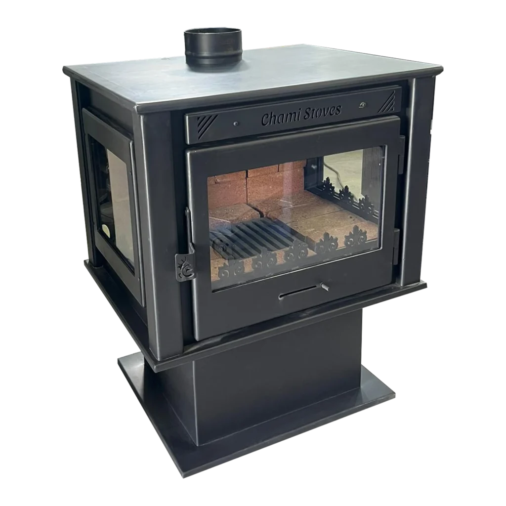 TV-Style 3-Sided Wood Fireplace WS038